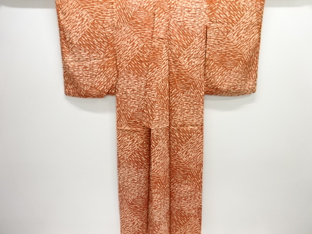  抽象模様単衣小紋着物